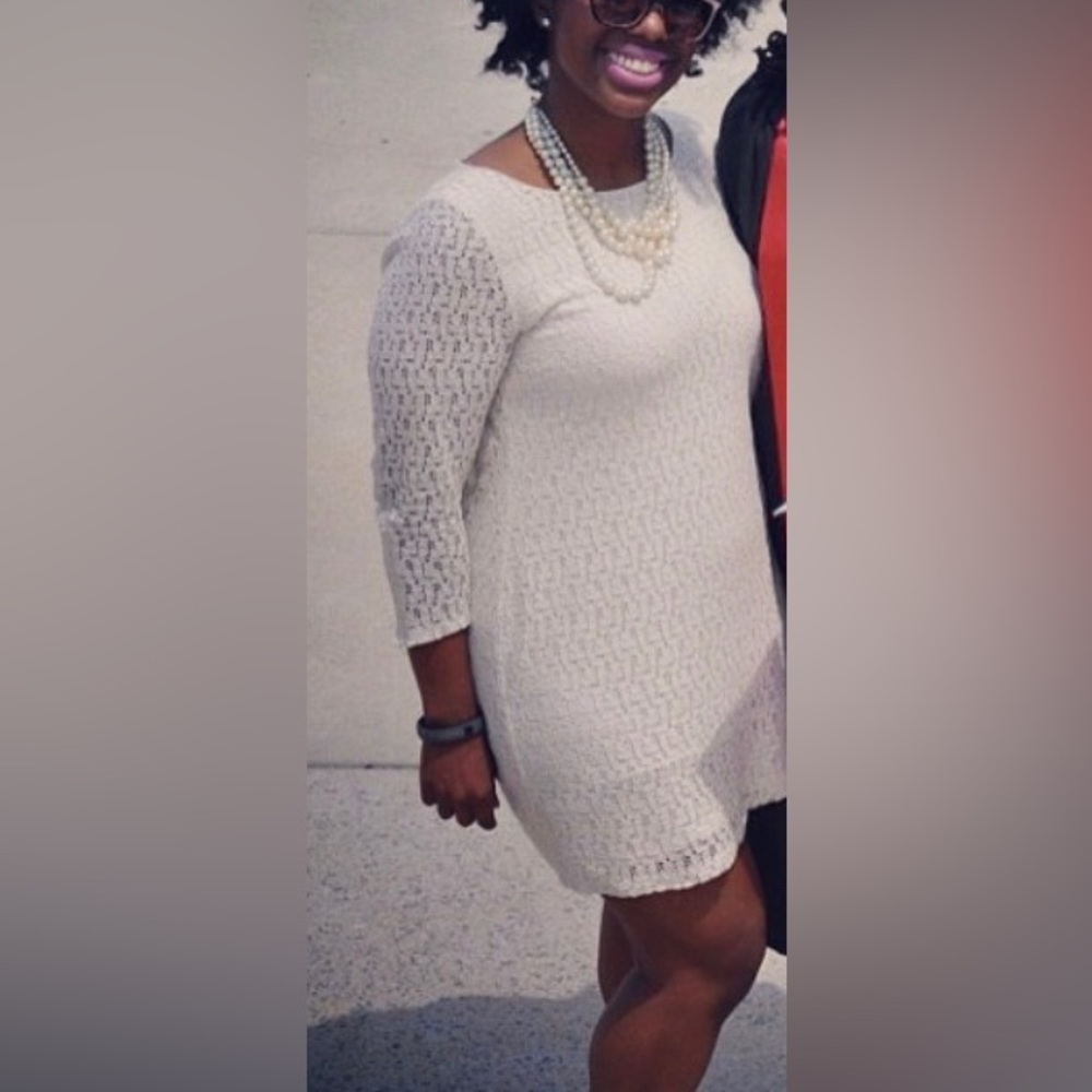 🌟🔥 BOGO Sale🔥🌟 Banana Republic White stitch dress
